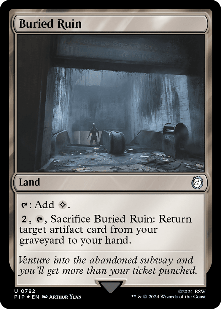 Buried Ruin (Surge Foil) [Fallout] MTG Single Magic: The Gathering  | Multizone: Comics And Games