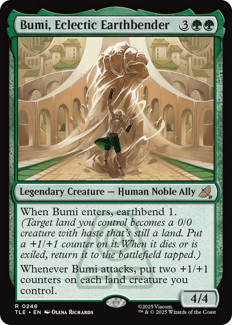 Bumi, Eclectic Earthbender [Avatar: The Last Airbender: Eternal-Legal] MTG Single Magic: The Gathering  | Multizone: Comics And Games