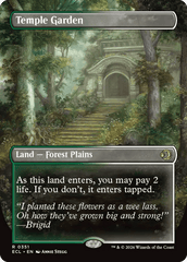 Temple Garden (Borderless) [Lorwyn Eclipsed] MTG Single Magic: The Gathering  | Multizone: Comics And Games