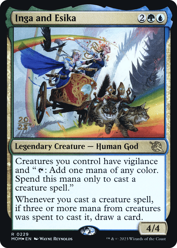 Inga and Esika [March of the Machine Prerelease Promos] MTG Single Magic: The Gathering  | Multizone: Comics And Games