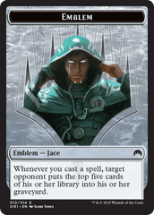 Pest // Jace, Telepath Unbound Emblem Double-Sided Token [Secret Lair: From Cute to Brute Tokens] MTG Single Magic: The Gathering  | Multizone: Comics And Games