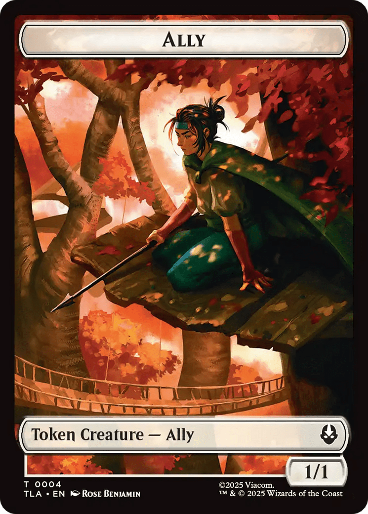Ally (0004) // Spirit Double-Sided Token [Avatar: The Last Airbender Tokens] MTG Single Magic: The Gathering  | Multizone: Comics And Games