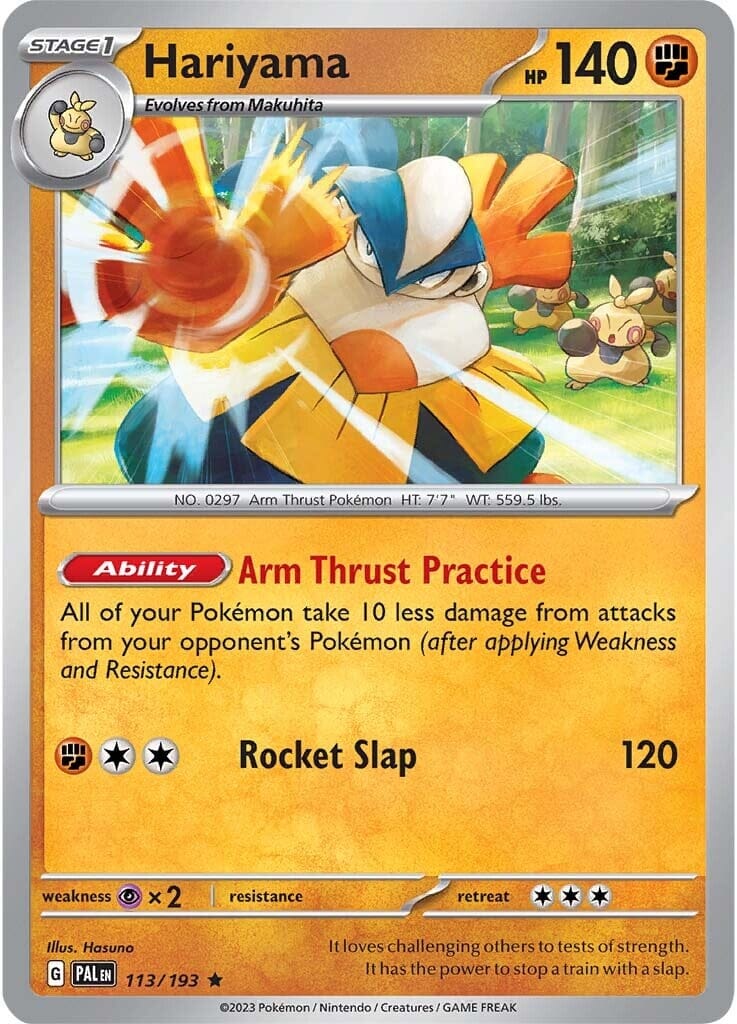 Hariyama (113/193) [Scarlet & Violet: Paldea Evolved] Pokemon Single Pokémon  | Multizone: Comics And Games
