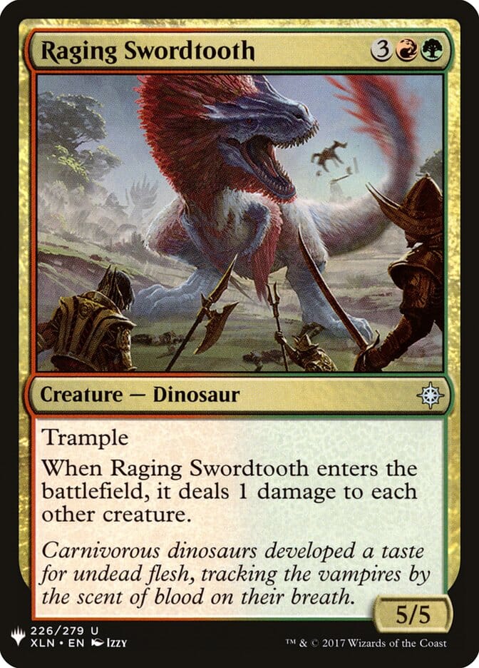 Raging Swordtooth [Mystery Booster] MTG Single Magic: The Gathering  | Multizone: Comics And Games