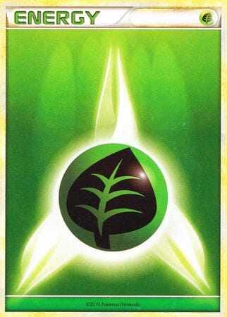 Grass Energy (2010 Unnumbered HGSS Style) [League & Championship Cards] Pokemon Single Pokémon  | Multizone: Comics And Games