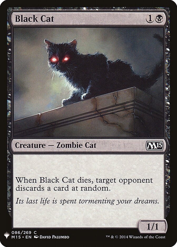 Black Cat [Mystery Booster] MTG Single Magic: The Gathering  | Multizone: Comics And Games