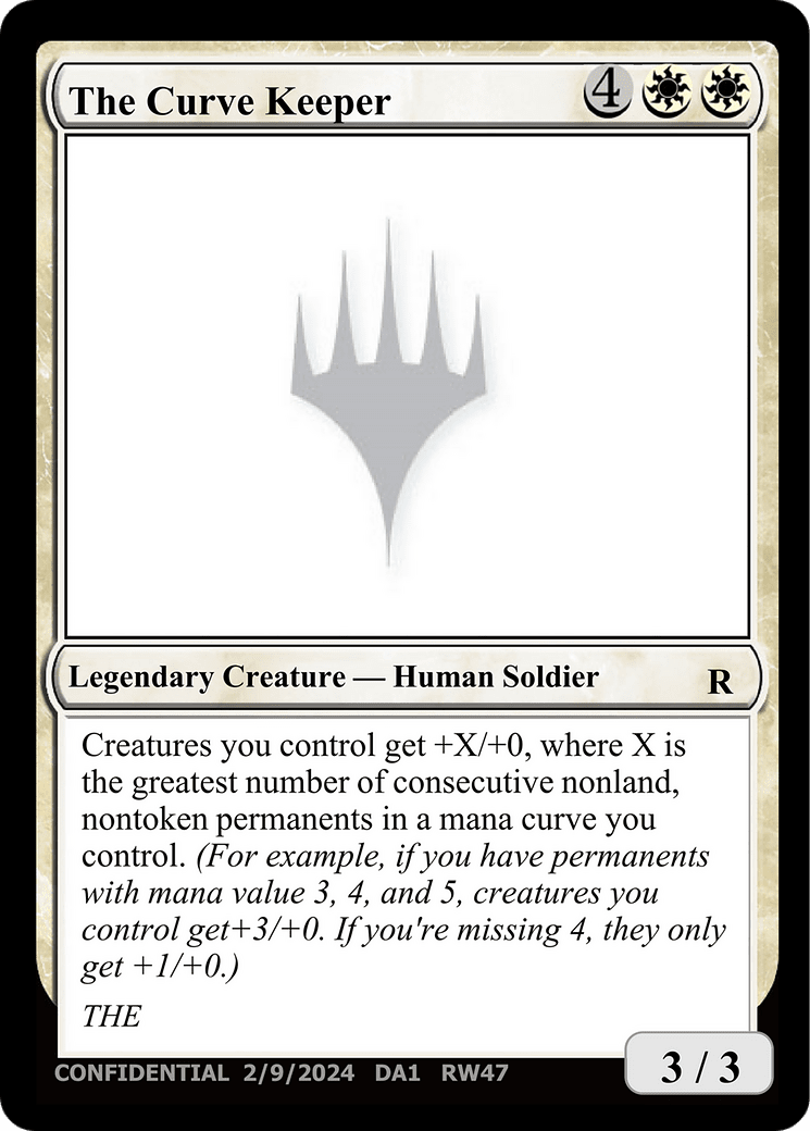 The Curve Keeper [Unknown Event] MTG Single Magic: The Gathering  | Multizone: Comics And Games