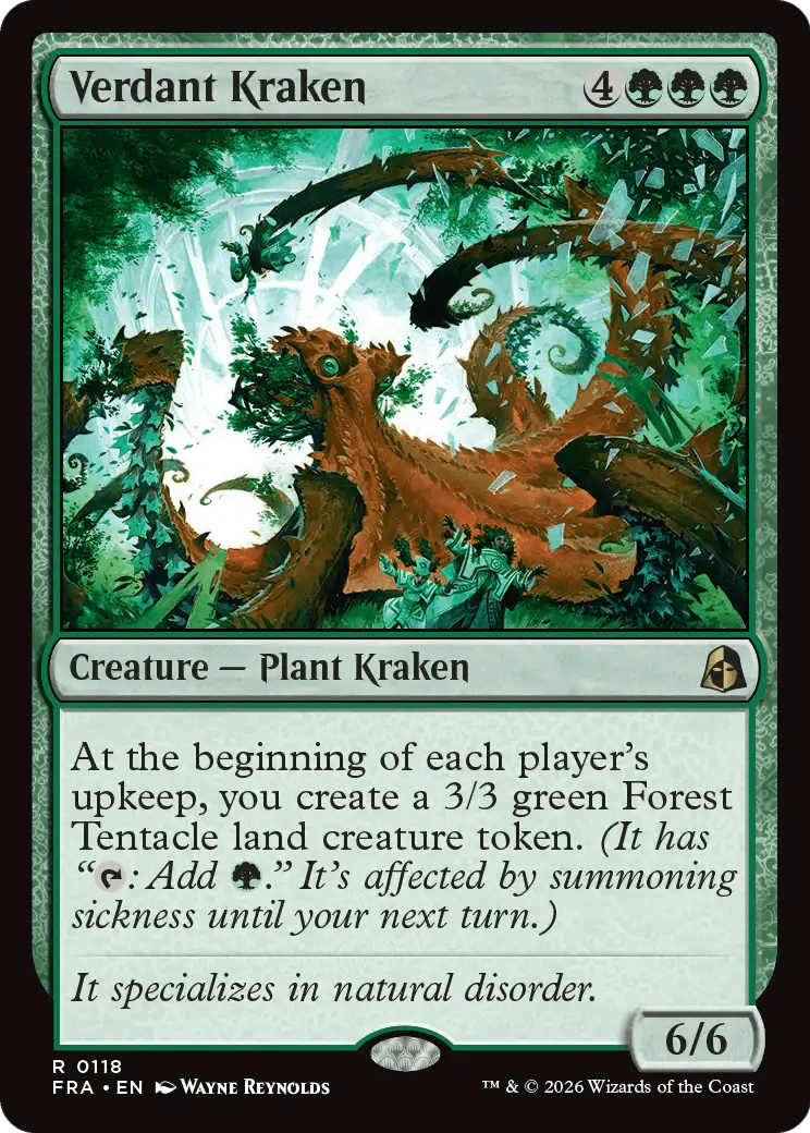 Verdant Kraken [Reality Fracture] MTG Single Magic: The Gathering  | Multizone: Comics And Games