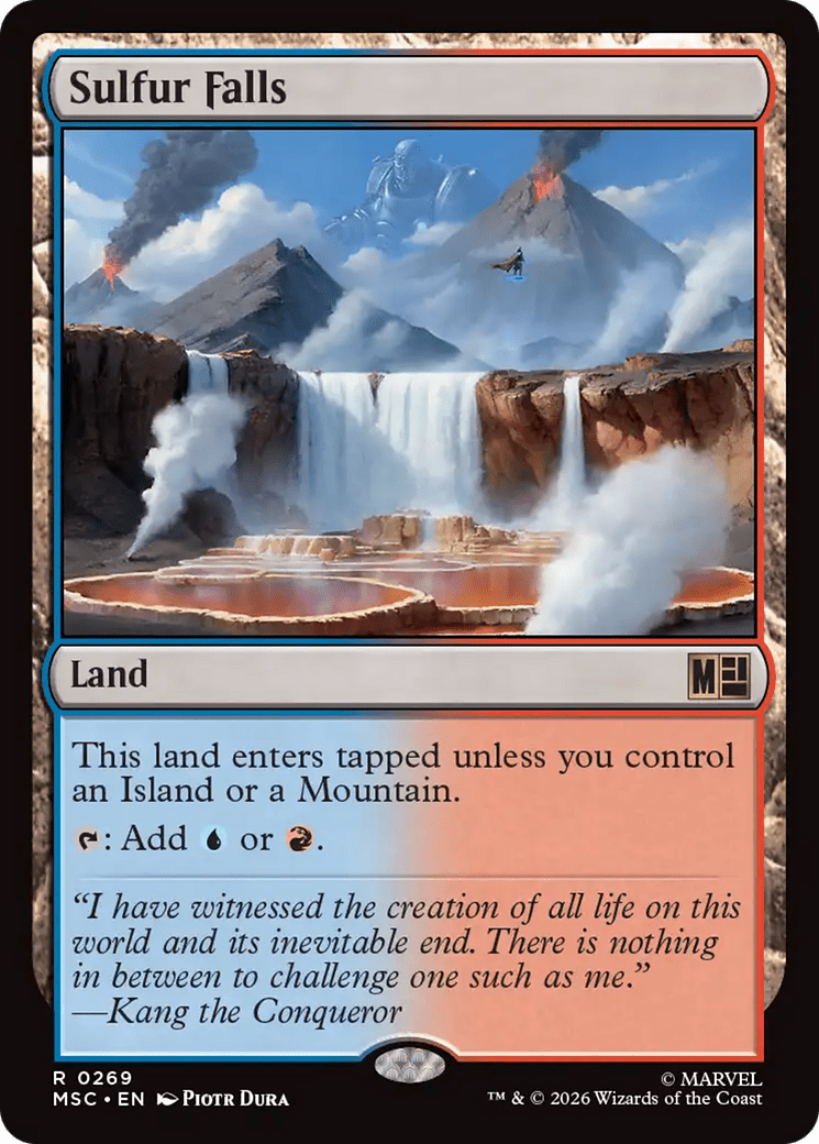 Sulfur Falls [Marvel Super Heroes Commander] MTG Single Magic: The Gathering  | Multizone: Comics And Games