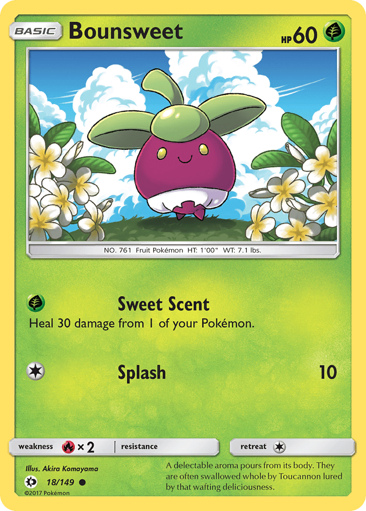 Bounsweet (18/149) [Sun & Moon: Base Set] Pokemon Single Pokémon  | Multizone: Comics And Games