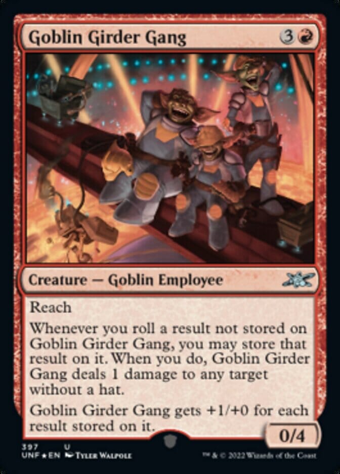 Goblin Girder Gang (Galaxy Foil) [Unfinity] MTG Single Magic: The Gathering  | Multizone: Comics And Games