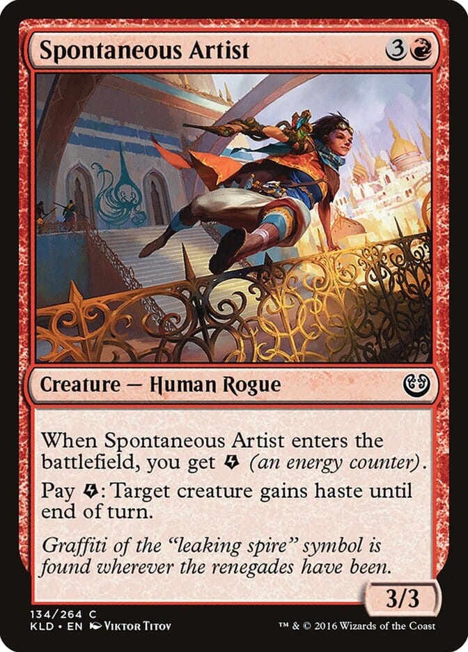 Spontaneous Artist [Kaladesh] MTG Single Magic: The Gathering  | Multizone: Comics And Games