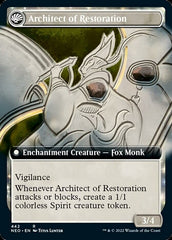 The Restoration of Eiganjo // Architect of Restoration (Extended Art) [Kamigawa: Neon Dynasty] MTG Single Magic: The Gathering  | Multizone: Comics And Games
