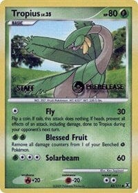Tropius (52/111) (Staff Prerelease Promo) [Nintendo: Black Star Promos] Pokemon Single Pokémon  | Multizone: Comics And Games