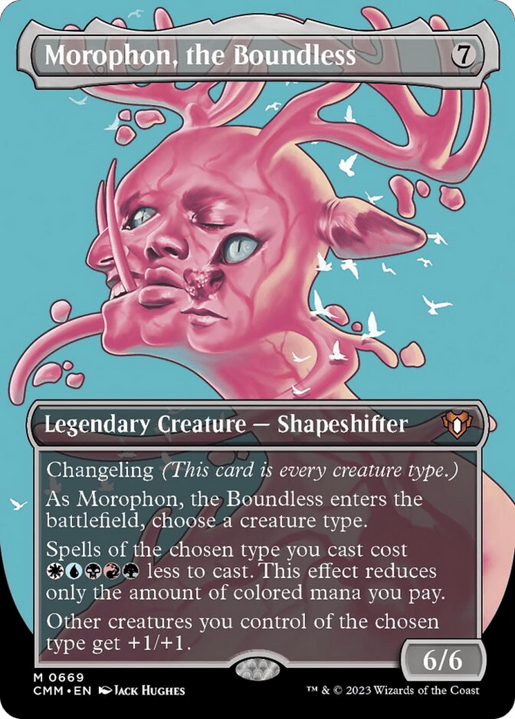 Morophon, the Boundless (Borderless Profile) [Commander Masters] MTG Single Magic: The Gathering  | Multizone: Comics And Games