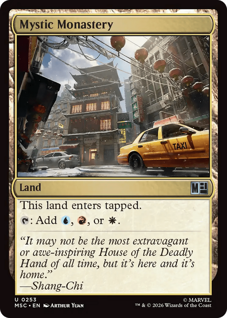 Mystic Monastery [Marvel Super Heroes Commander] MTG Single Magic: The Gathering  | Multizone: Comics And Games