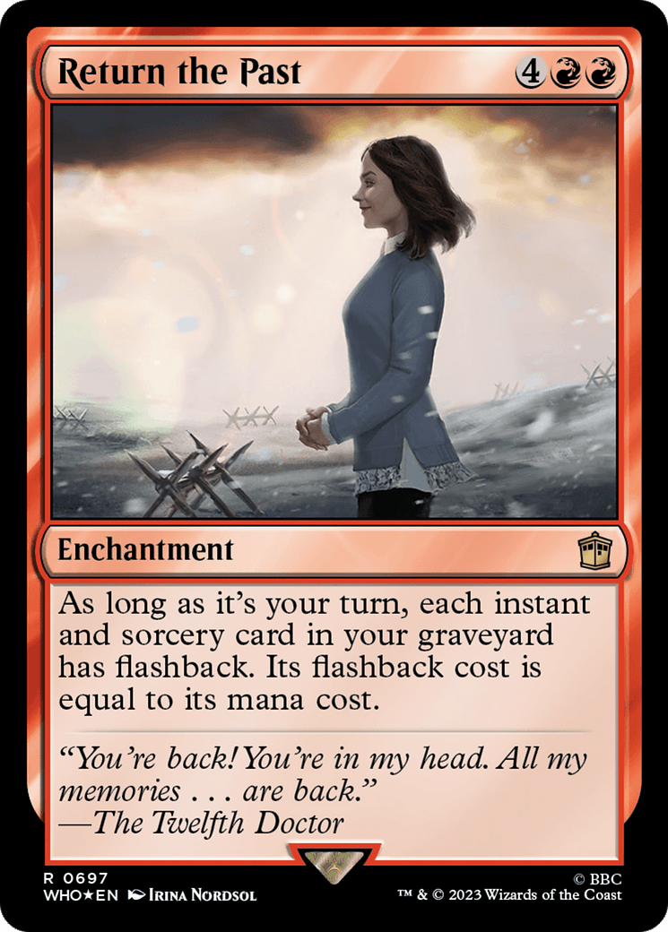 Return the Past (Surge Foil) [Doctor Who] MTG Single Magic: The Gathering  | Multizone: Comics And Games