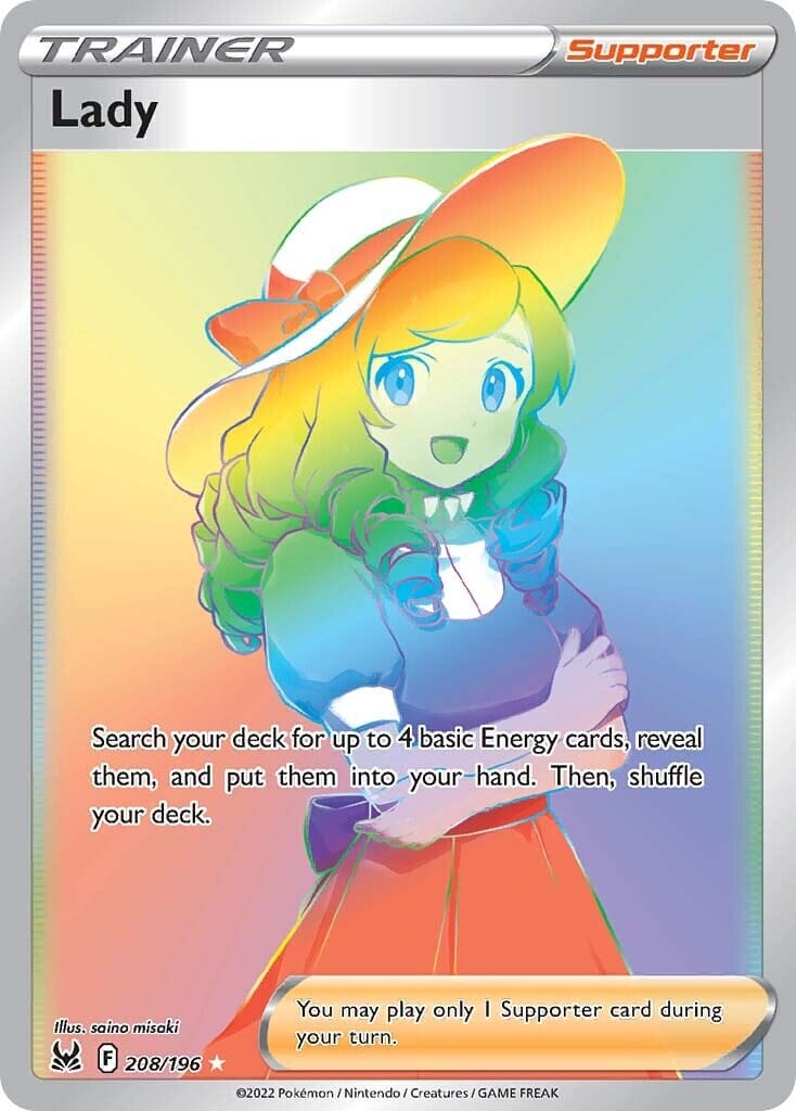 Lady (208/196) [Sword & Shield: Lost Origin] Pokemon Single Pokémon  | Multizone: Comics And Games