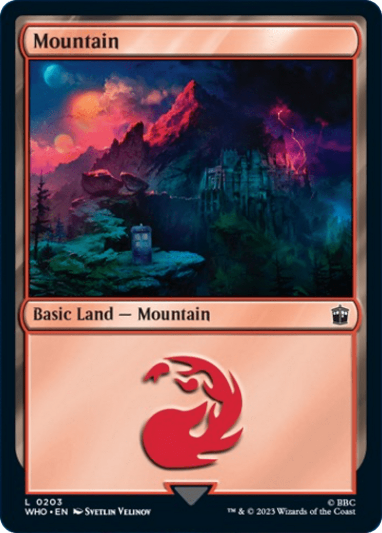Mountain (203) [Doctor Who] MTG Single Magic: The Gathering  | Multizone: Comics And Games