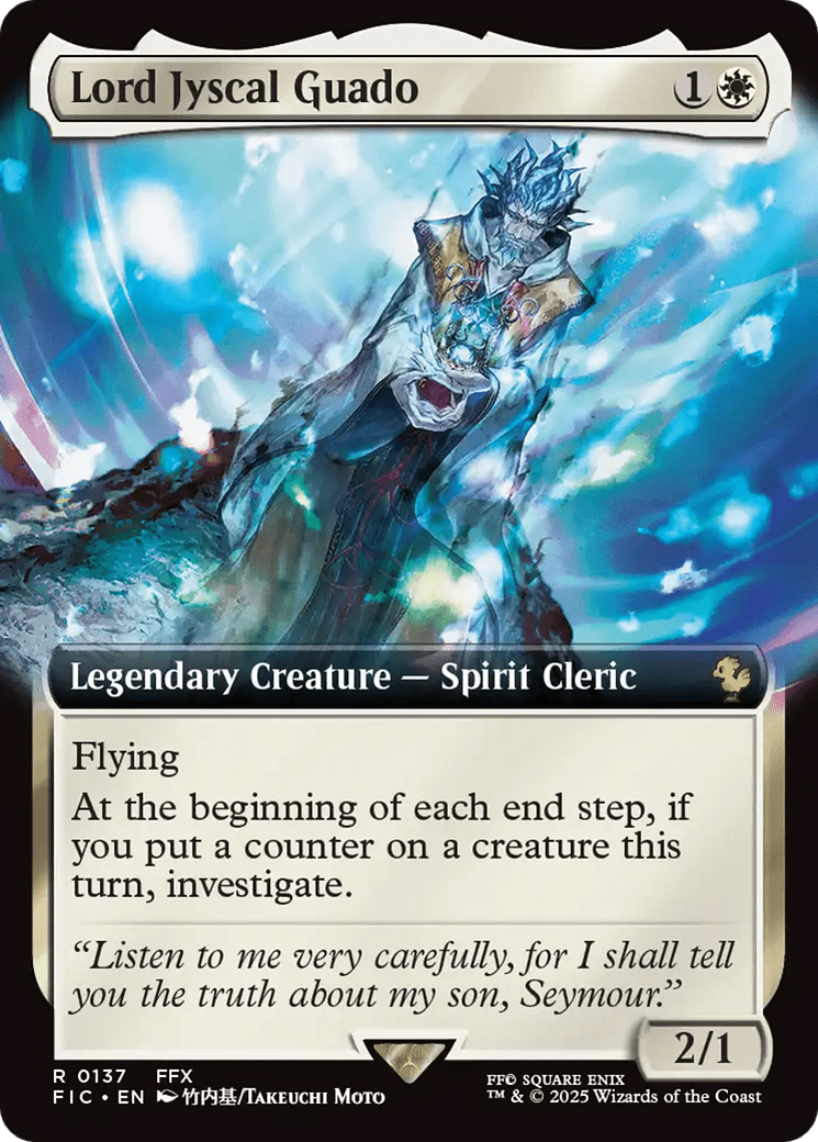 Lord Jyscal Guado (Extended Art) [FINAL FANTASY Commander] MTG Single Magic: The Gathering  | Multizone: Comics And Games
