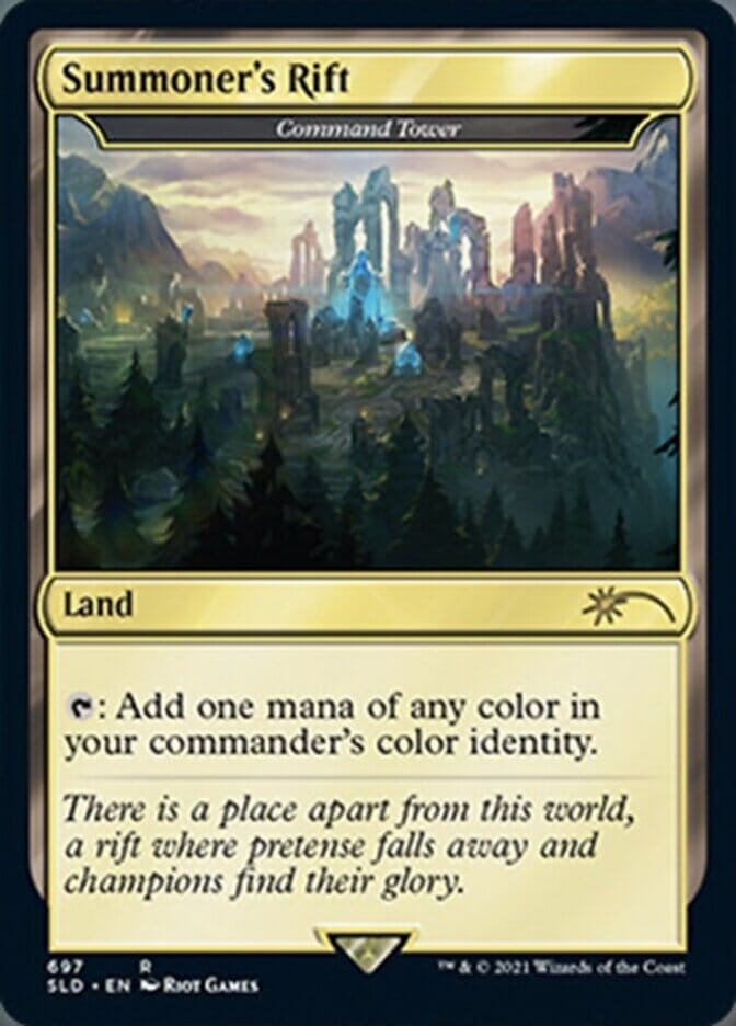 Command Tower - Summoner's Rift [Secret Lair Drop Promos] MTG Single Magic: The Gathering  | Multizone: Comics And Games