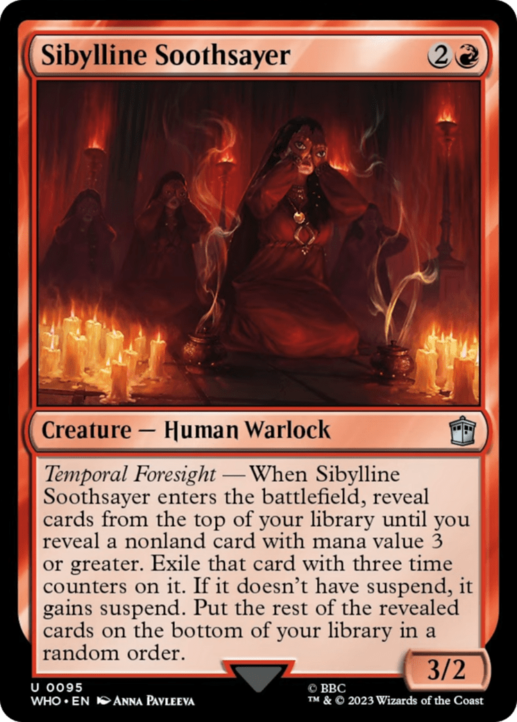 Sibylline Soothsayer [Doctor Who] MTG Single Magic: The Gathering  | Multizone: Comics And Games