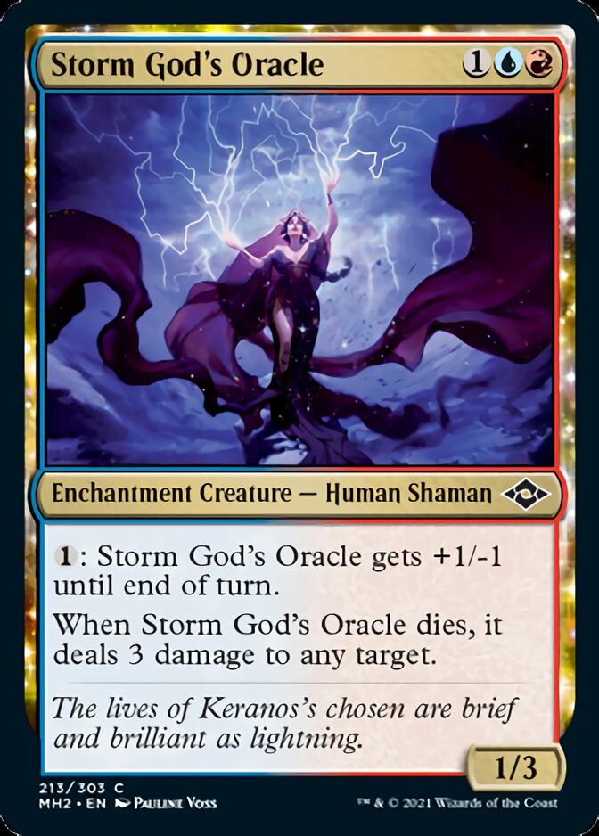 Storm God's Oracle [Modern Horizons 2] MTG Single Magic: The Gathering  | Multizone: Comics And Games