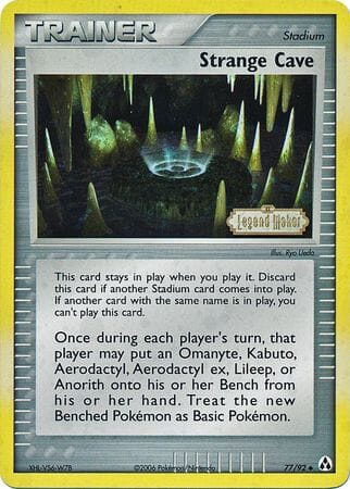 Strange Cave (77/92) (Stamped) [EX: Legend Maker] Pokemon Single Pokémon  | Multizone: Comics And Games