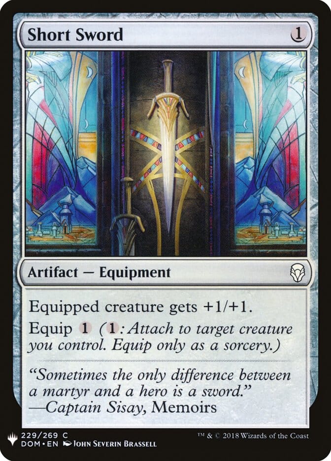 Short Sword [Mystery Booster] MTG Single Magic: The Gathering  | Multizone: Comics And Games
