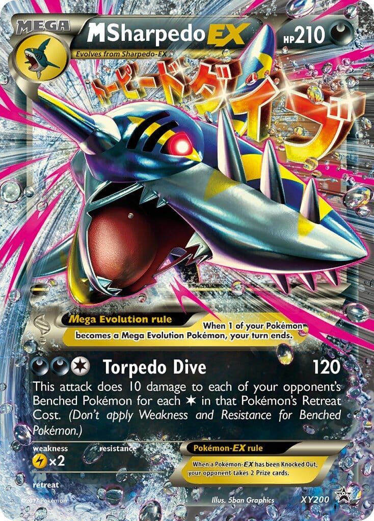 M Sharpedo EX (XY200) [XY: Black Star Promos] Pokemon Single Pokémon  | Multizone: Comics And Games