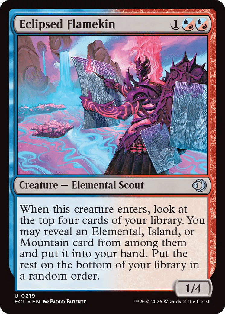 Eclipsed Flamekin [Lorwyn Eclipsed] MTG Single Magic: The Gathering  | Multizone: Comics And Games