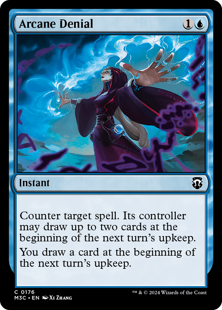 Arcane Denial (Ripple Foil) [Modern Horizons 3 Commander] MTG Single Magic: The Gathering  | Multizone: Comics And Games
