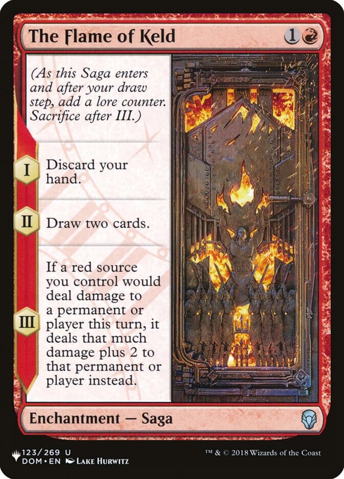 The Flame of Keld [The List] MTG Single Magic: The Gathering  | Multizone: Comics And Games