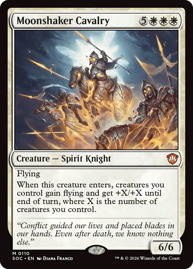 Moonshaker Cavalry [Secrets of Strixhaven Commander] MTG Single Magic: The Gathering  | Multizone: Comics And Games