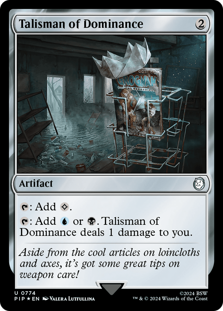 Talisman of Dominance (Surge Foil) [Fallout] MTG Single Magic: The Gathering  | Multizone: Comics And Games