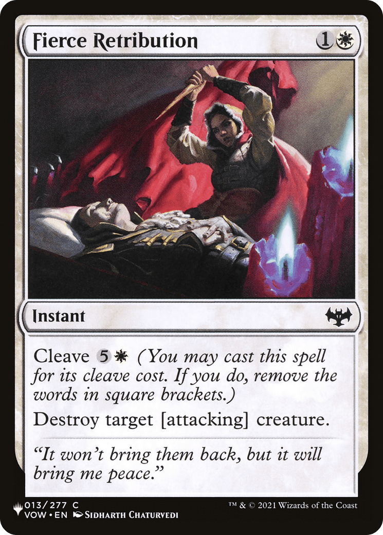 Fierce Retribution [The List] MTG Single Magic: The Gathering  | Multizone: Comics And Games
