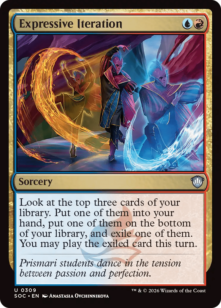 Expressive Iteration [Secrets of Strixhaven Commander] MTG Single Magic: The Gathering  | Multizone: Comics And Games