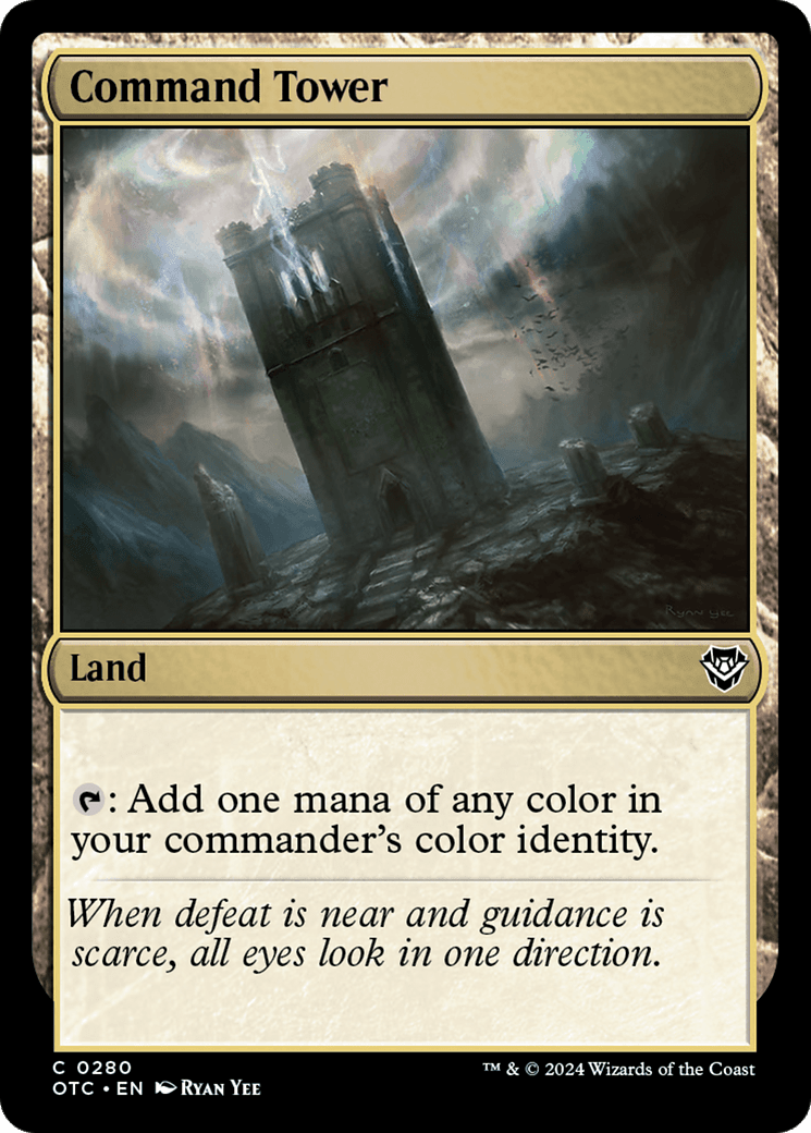 Command Tower [Outlaws of Thunder Junction Commander] MTG Single Magic: The Gathering  | Multizone: Comics And Games