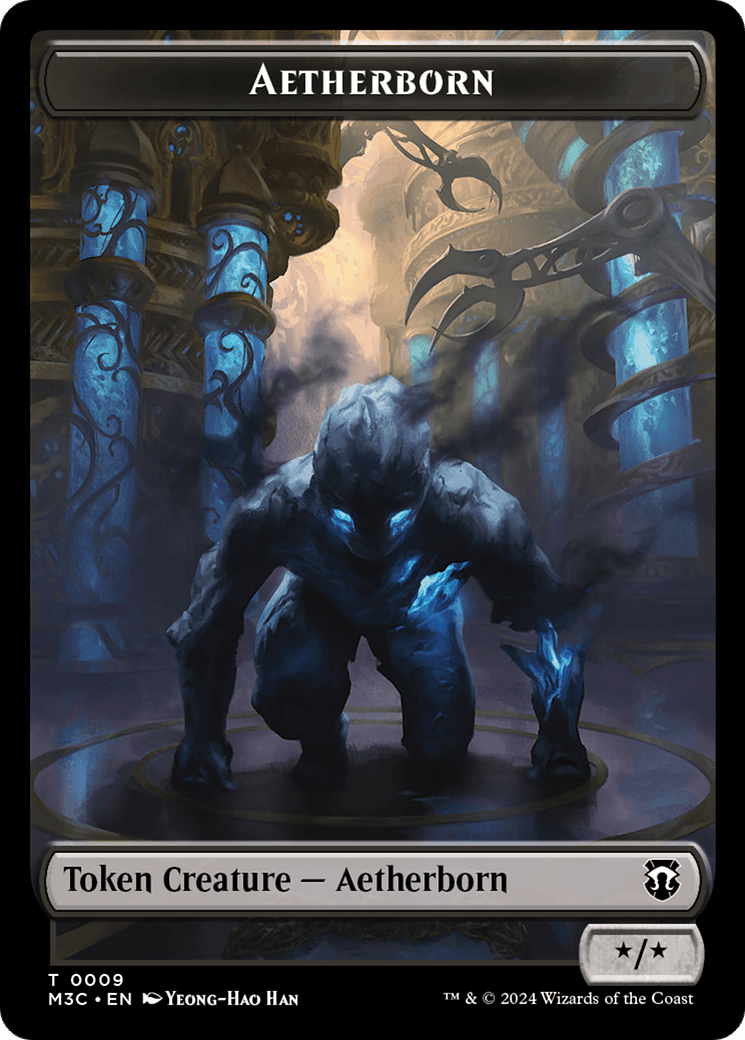 Aetherborn // Thopter Double-Sided Token [Modern Horizons 3 Commander Tokens] MTG Single Magic: The Gathering  | Multizone: Comics And Games