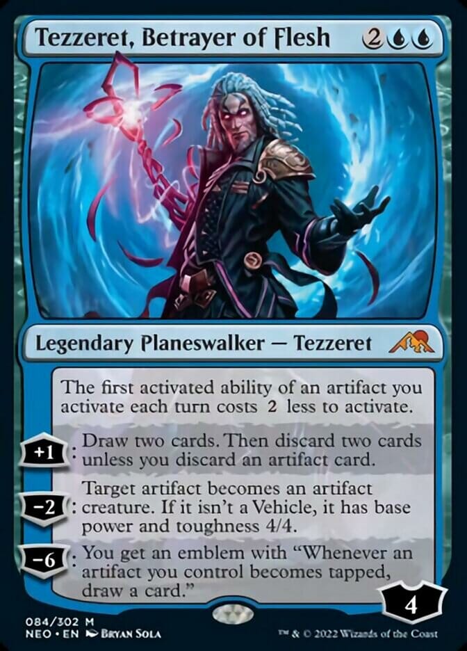 Tezzeret, Betrayer of Flesh [Kamigawa: Neon Dynasty] MTG Single Magic: The Gathering  | Multizone: Comics And Games