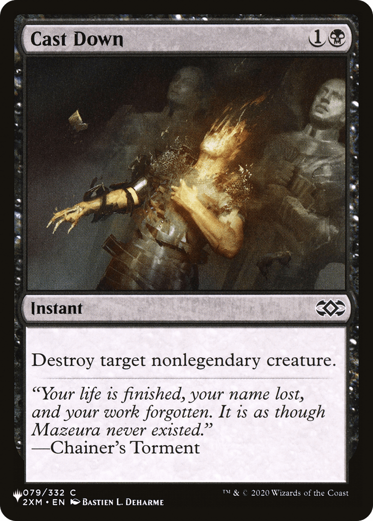 Cast Down (2XM) [The List] MTG Single Magic: The Gathering  | Multizone: Comics And Games