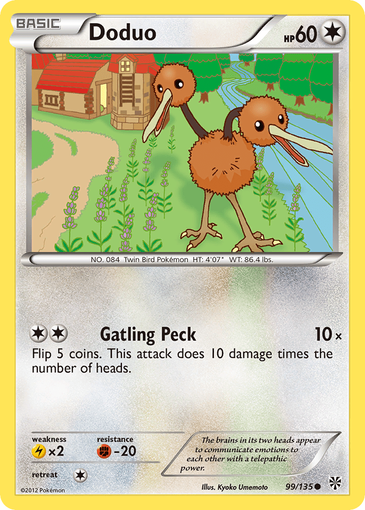 Doduo (99/135) [Black & White: Plasma Storm] Pokemon Single Pokémon  | Multizone: Comics And Games