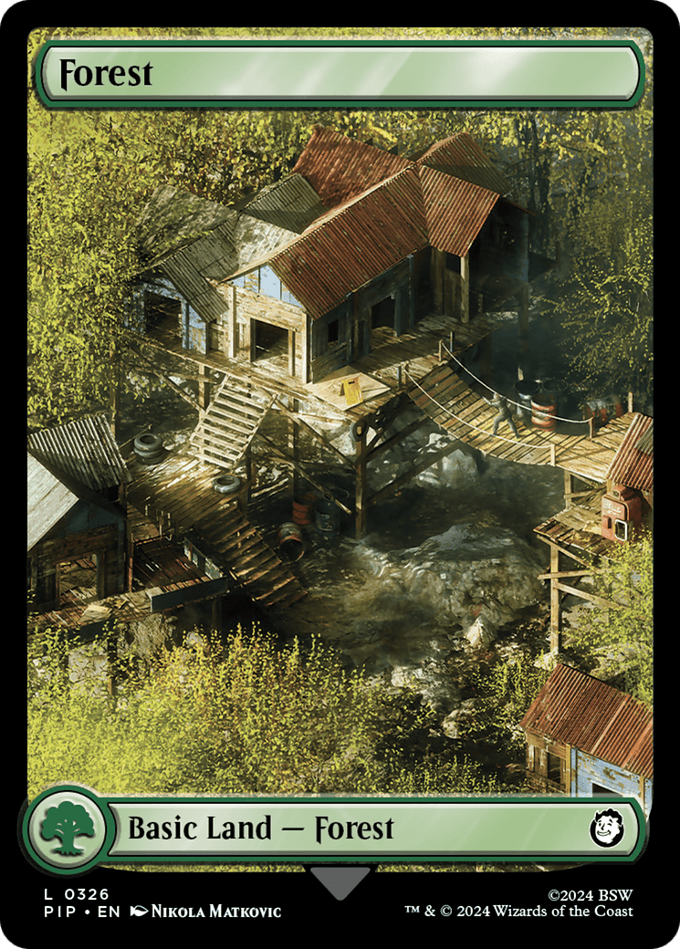 Forest (0326) [Fallout] MTG Single Magic: The Gathering  | Multizone: Comics And Games