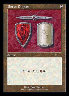 Boros Signet (Retro) [Secret Lair Drop Series] MTG Single Magic: The Gathering  | Multizone: Comics And Games