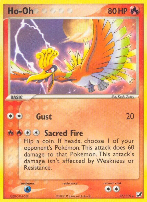 Ho Oh (27/115) (Theme Deck Exclusive) [EX: Unseen Forces] Pokemon Single Pokémon  | Multizone: Comics And Games