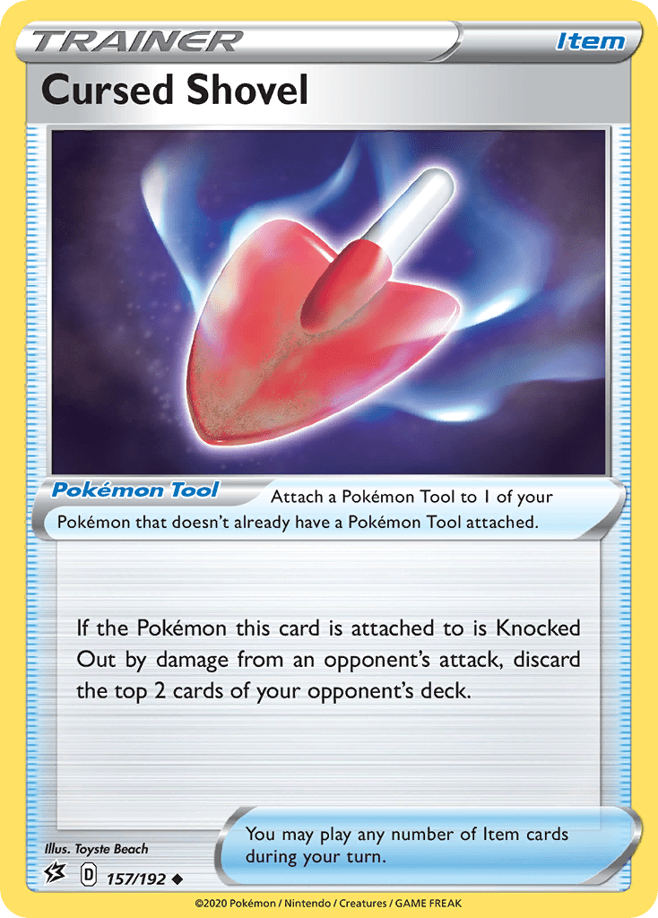 Cursed Shovel (157/192) [Sword & Shield: Rebel Clash] Pokemon Single Pokémon  | Multizone: Comics And Games