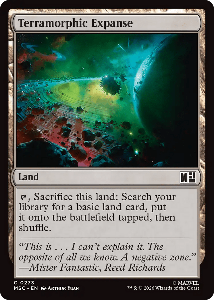Terramorphic Expanse (0273) [Marvel Super Heroes Commander] MTG Single Magic: The Gathering  | Multizone: Comics And Games