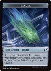 Robot // Lander (0008) Double-Sided Token [Edge of Eternities Tokens] MTG Single Magic: The Gathering  | Multizone: Comics And Games