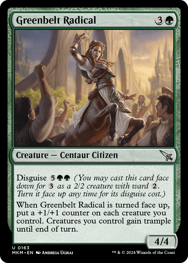 Greenbelt Radical [Murders at Karlov Manor] MTG Single Magic: The Gathering  | Multizone: Comics And Games