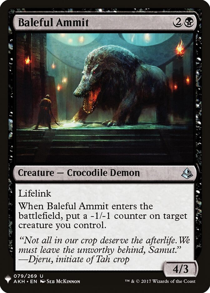 Baleful Ammit [Mystery Booster] MTG Single Magic: The Gathering  | Multizone: Comics And Games